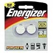 Energizer 2025BP-2 Lithium Button Cell Battery (2 Pack)