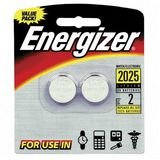 Energizer 2025BP-2 Lithium Button Cell Battery (2 Pack)