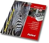 AC - FOLEX 5 Blatt A4 Klebefolie VenylSAP wei�:Selbstklebende Inkjet (Tintenstrahldrucker)Folien in wei� opaker Ausf�hrung mit farblosem, nicht vergilbendem, hitzestabilem Kleber.Perfekt geeignet f�r die OUTDOOR Anwendung, da die Folie wetterfest ist. Mit pigmentierter Tinte zu bedrucken.