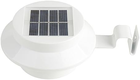 Lampsbuyer Outdoor Solar Gutter / Fence / Roof Light, Led Lights(White)