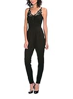 Special pants Mono Fleur01 (Negro)