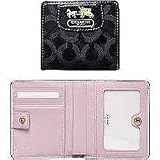 Coach Op Art Madison Signature Small Wallet 42902 Black Multi
