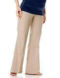 A Pea in the Pod: Under Belly Linen Rib Knit Wide Leg Maternity Pants