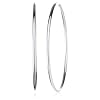 VINANI damen Creolen large Hoop rund Silber 925 CLH