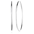 VINANI damen Creolen large Hoop rund Silber 925 CLH