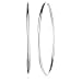 VINANI damen Creolen large Hoop rund Silber 925 CLH