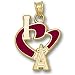Los Angeles Angels Heart 3/4in Pendant 10kt Gold