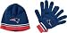 New England Patriots Reebok Gloves & Knit Hat Gift Set