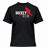 Hockey Mom Rhinestone: Custom Misses Relaxed Fit Gildan Ultra Cotton T-Shirt