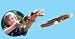 Toys : One Dozen Slingshot Flying Monkeys (12)