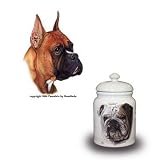 Classic Collection Dog Breed Treat Jar - Boxer