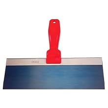 Goldblatt G05852 Blue Steel Taping Knife, Neon Handle, 12-Inch