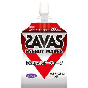 ザバス　エナジーメーカーゼリー（グレープ味）　6個セット