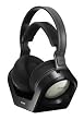 New Sony 900mhz Wireless Stereo Headphones Adjustable Transmitter Connecting Cord Reachargeable