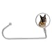 Silver-tone German Shepherd Purse Holder