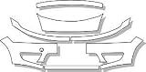 3M Lackschutz Folie Frontschutzset transparent incl. Ladekante (Ford Fiesta 2005)