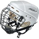 Tour Senior Aerial Black Helmet-With Cage