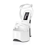 CANDY-30, 6 1 2 Chunky Heel Platform Sandal, by Pleaser USA at Shoes by EHH