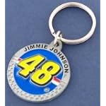 Jimmie Johnson # 48 Pewter Keychain NASCAR