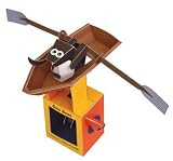 EWE boat sheep TOY automata MECHANICAL Moving model NEW