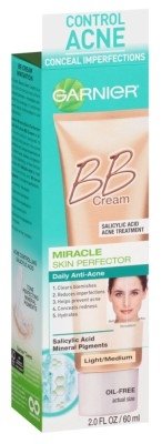 Garnier Miracle Bb Cream Anti-Acne Light/Medium 2oz