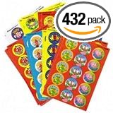 TEPT6480 Praise Word Stinky Stickers, Round, Scratch Sniff, 288 PK by Trend
