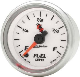 Autometer (7114) C2 Fuel Level Gauges - (2-1/16) Programmable - Electrical