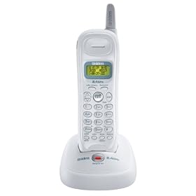 Uniden EXI7246 2.4 GHz Analog Cordless Phone with Caller ID (White) by Uniden