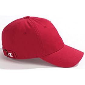 Champion Brushed Cotton 6-Panel Twill Baseball Cap / Hat