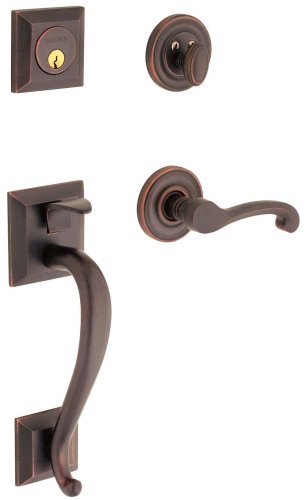 Baldwin 85320.112.LDBL Madison Sectional Trim Left Hand Handleset with Classic Lever, Venetian Bronze