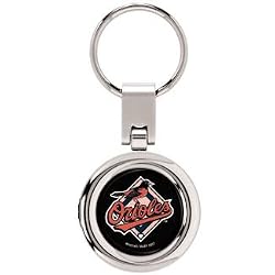 Baltimore Orioles Domed Metal Keychain