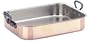 Mauviel M'Heritage 2.5 mm 16-by-12-Inch Rectangular Roasting Pan with 8-1/2-Quart Capacity and Cast-Iron Handles