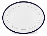Lenox Federal Cobalt Platinum Bone China 13 Oval Platter