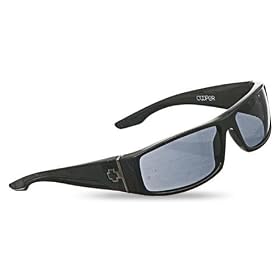 Spy Cooper Men's Sunglasses - Black Gloss Frame - Grey Lens