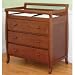 Amelia 3 Drawer Changer Finish: Honey