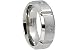 Slotted Titanium Ring with Diamond Square