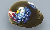 Double Eagles Fiberglass DOT Half Helmet-XX-Large