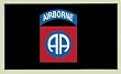 3' x 5' Black 82nd Airborne Flag