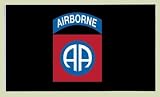 3' x 5' Black 82nd Airborne Flag
