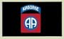 3' x 5' Black 82nd Airborne Flag