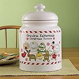 Personalized Christmas Sweets Cookie Jar