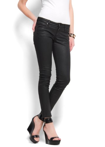 Mango Women's Metallic Effect Super Slim Jeans product image