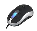 Wintech Computer M-1016 - Mini Notebook Mouse Maus optisch USB 3 Tasten 800 dpi + Tastenrad schwarz-silber