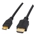 HQ - CABLE-555G/1.5 - C�ble de connexion HDMI vers Mini HDMI 1.3 - contact Or - 1,5 m