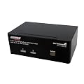 StarTech.com 2 Port Dual DisplayPort USB KVM Switch with Audio and USB 2.0 Hub