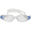 Finis Lane 4 Shockwave Curved Len Competitive Swim Swimming Goggles-Clear/Clear