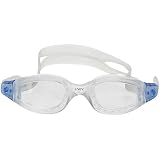 Finis Lane 4 Shockwave Curved Len Competitive Swim Swimming Goggles-Clear/Clear