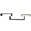 Shelf Help Wood Shelves Set of 3 - Black