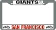 San Francisco Giants Chrome License Plate Holder