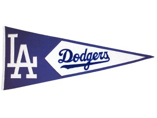Los Angeles Dodgers Classic Pennant